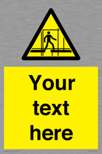 Custom Scaffold Incomplete Sign